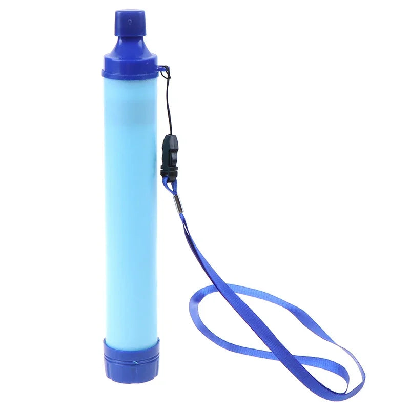 Personal Water Filter Straw — Emergency Survival Filtration for Camping & Hiking