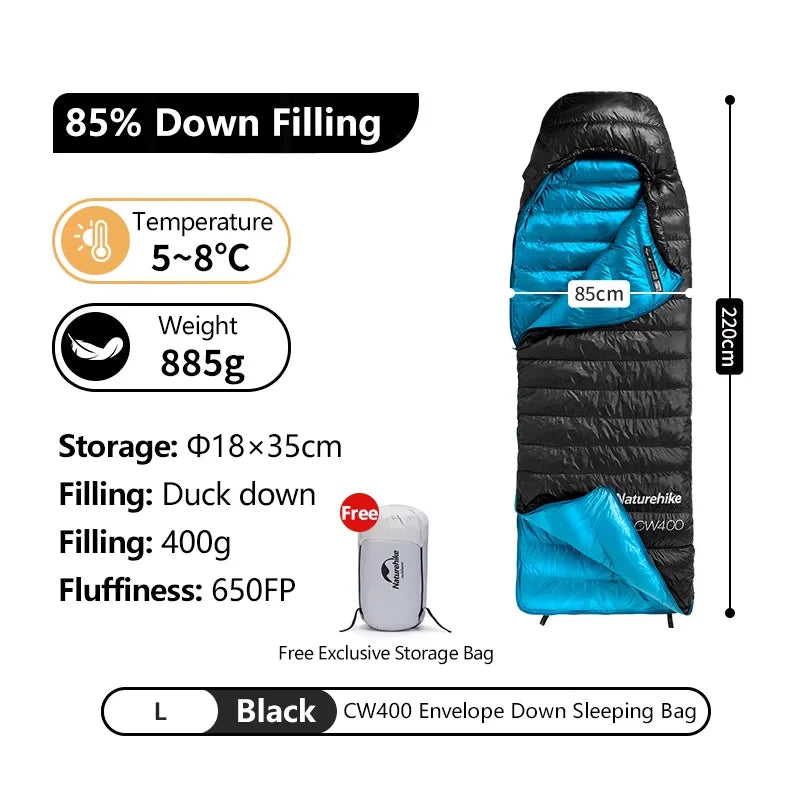 Naturehike Duck Down Winter Sleeping Bag