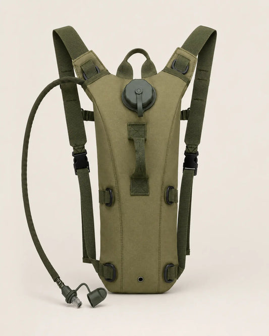 OD green ARWE hydration backpack with 3L water reservoir system