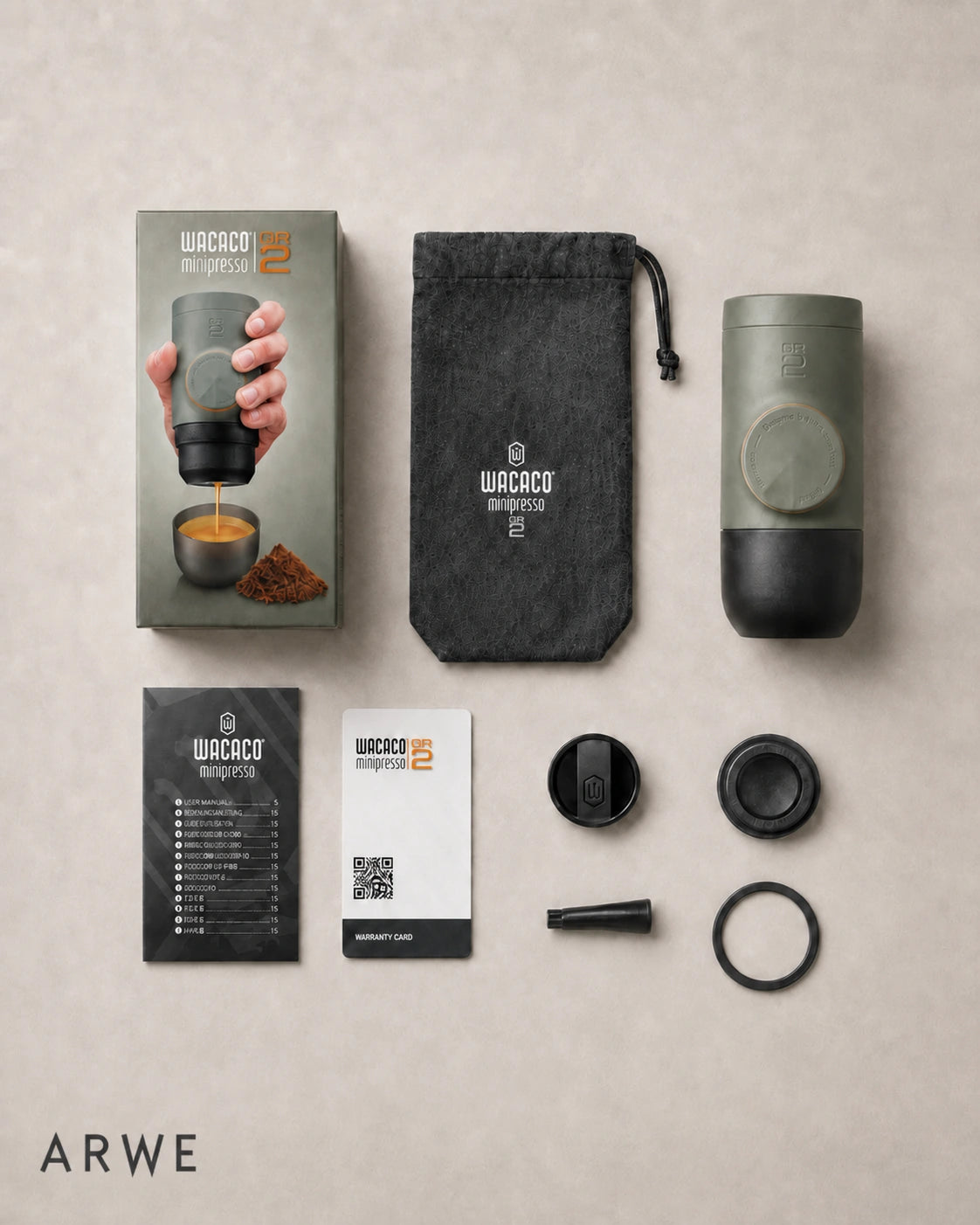 WACACO Minipresso GR2 Portable Espresso Maker