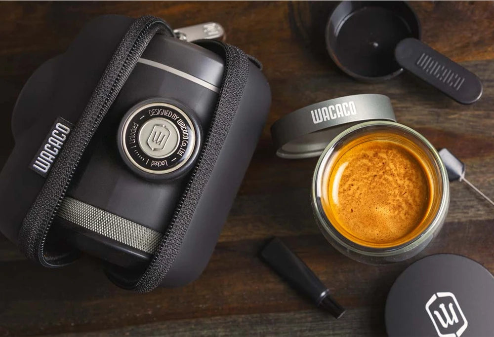 WACACO Picopresso Portable Espresso Maker — 18-Bar Pressure, Compact Travel Coffee Machine