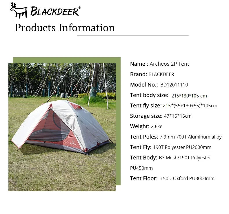 Blackdeer Archeos 2-3 Person | 4-Season Winter Skirt Tent Waterproof