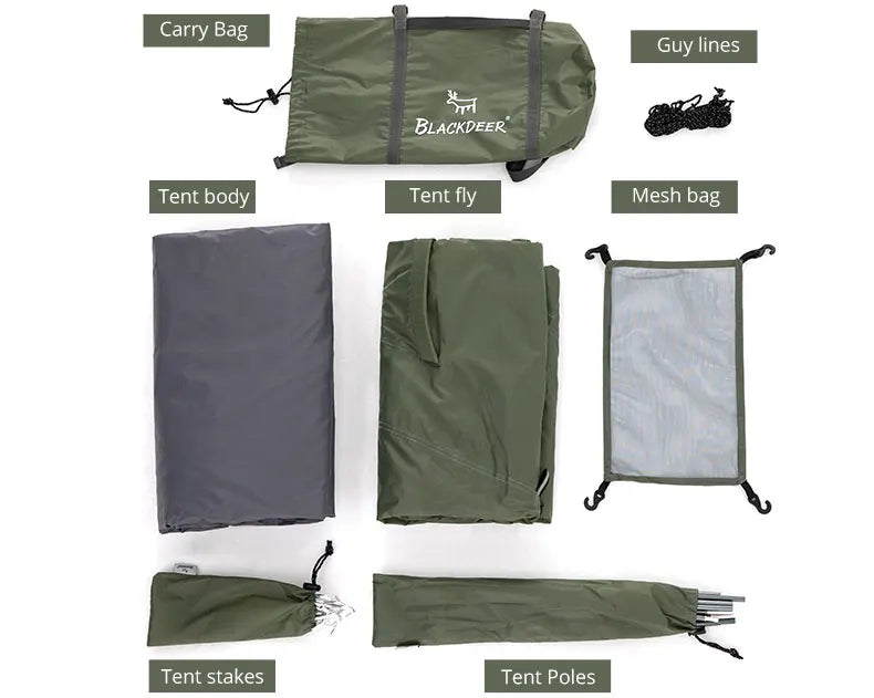 Blackdeer Archeos 2-3 Person | 4-Season Winter Skirt Tent Waterproof
