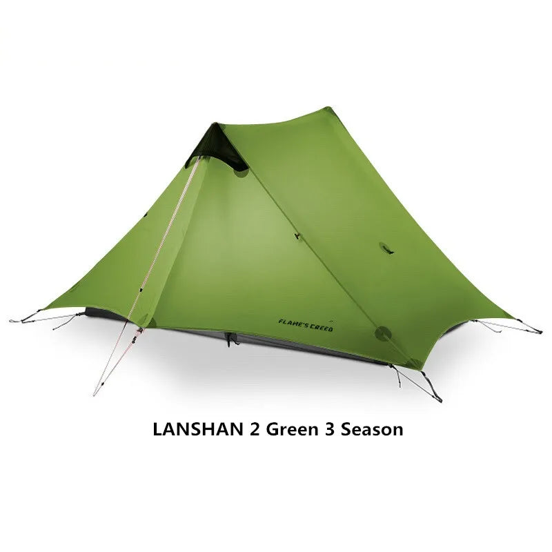 FLAME'S CREED LanShan 2 Person Tent | Ultralight 15D Silnylon Camping