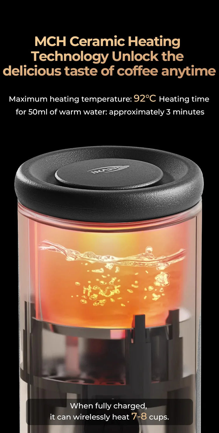 IKAPE Kapo K2 Portable Espresso Machine — Bluetooth, Timer, 51/58mm Bottomless Portafilter