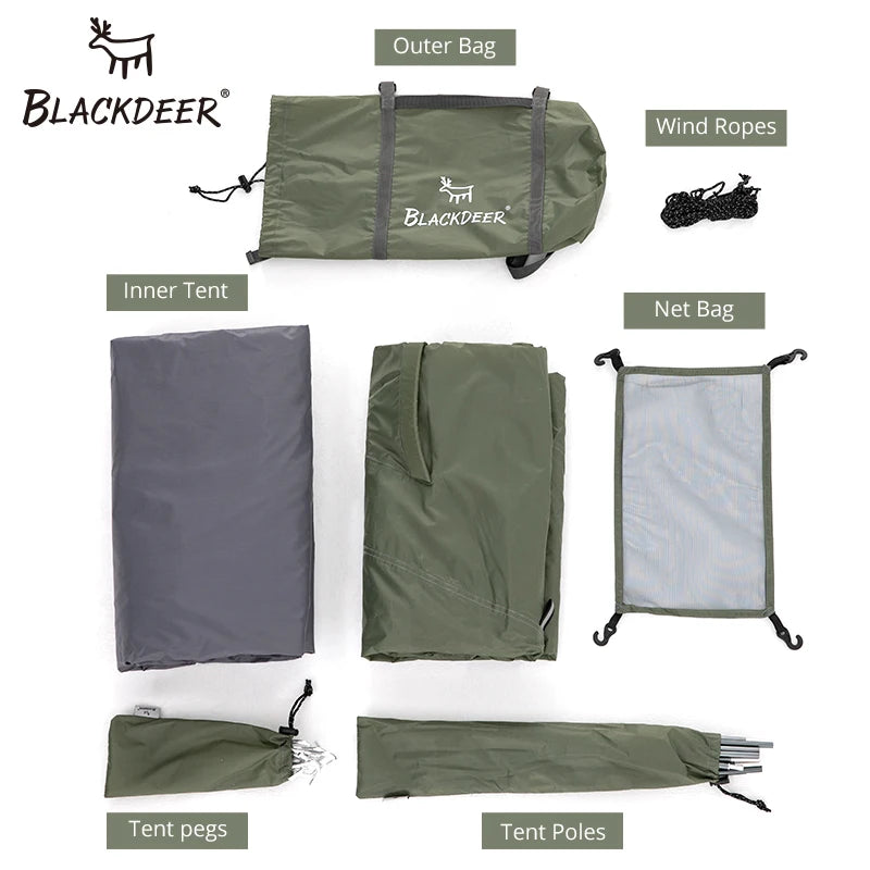 Blackdeer Archeos 2-3 Person | 4-Season Winter Skirt Tent Waterproof