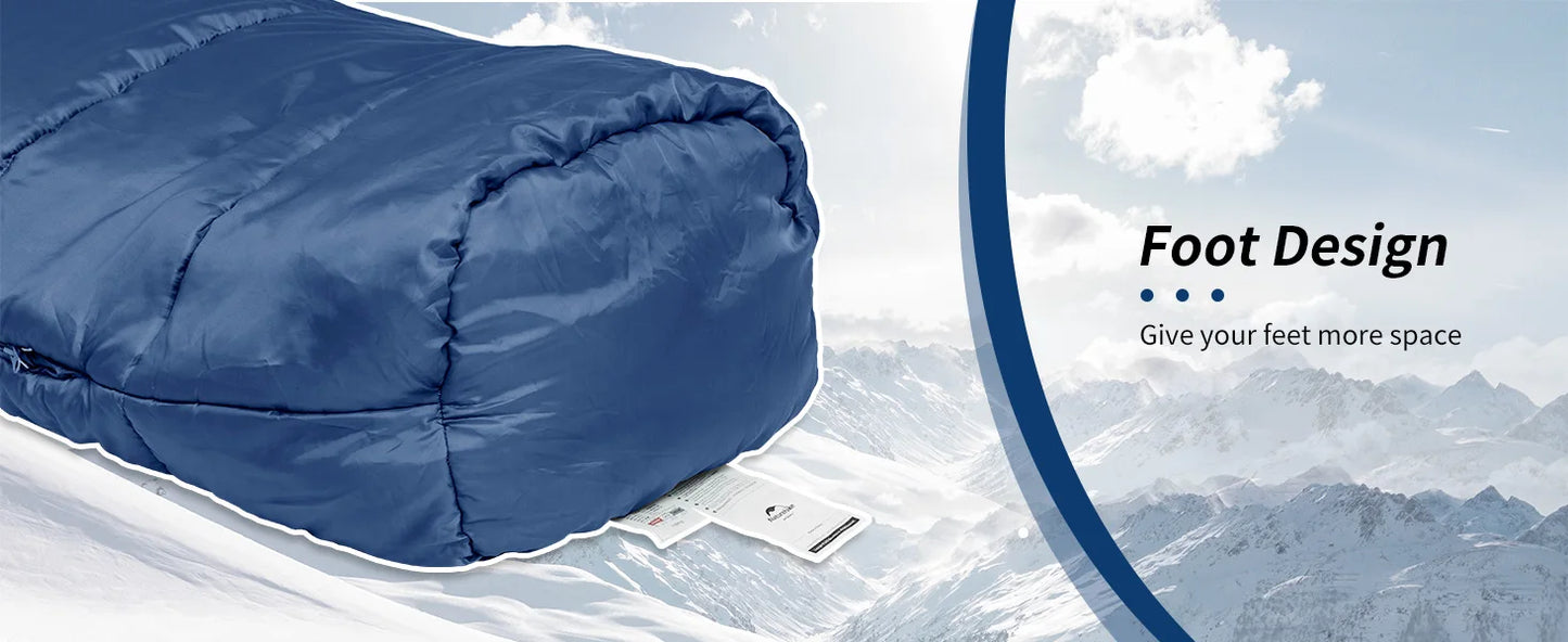 Naturehike Mummy Sleeping Bag | Winter Rated -12°C Lightweight MJ300/MJ600