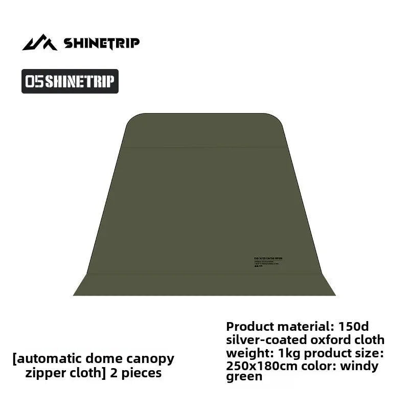ShineTrip Oversized Dome Tent | Quick Setup 3-4 Person Waterproof Camping