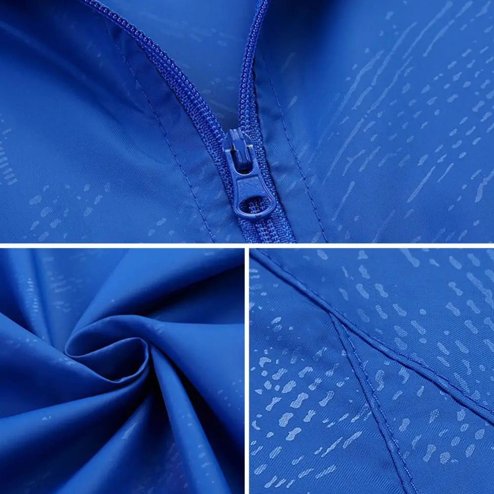 Sun Skin Coats Ultra Light Portable Foldable Hooded Windbreaker Jacket Unisex Anti UV Waterproof Camping Rain Jacket
