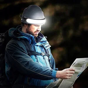 Floodlight LED Headlamp USB Rechargeable 18650 Battery High Power Flashlight Outdoor Waterproof Portable Work Headlight Fishing