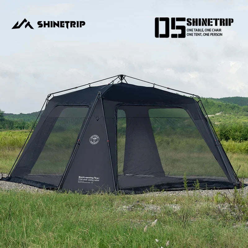 ShineTrip Auto Dome 05 Tent | Quick Setup, 4-Season, Silver UV