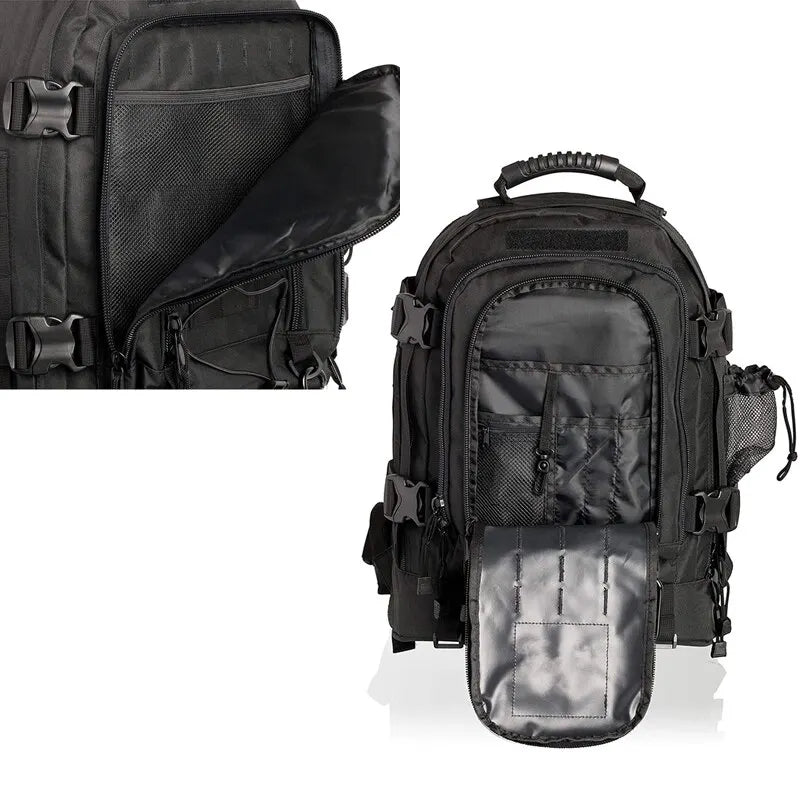 65L Tactical MOLLE Backpack | Waterproof, Tear-Resistant, Military Design