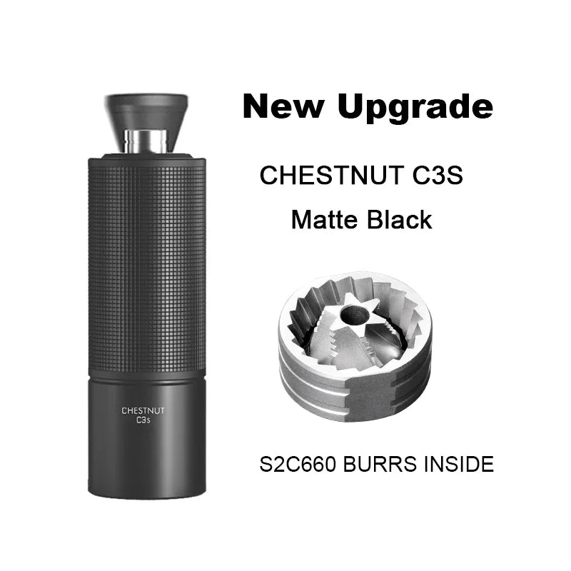 TIMEMORE Chestnut C3S / C3ESP Manual Coffee Grinder — All-Metal Body, S2C Burr, Portable