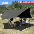 5.1x5.1m Octagon Black Coating Tarp | 8000mm Waterproof, UV Block