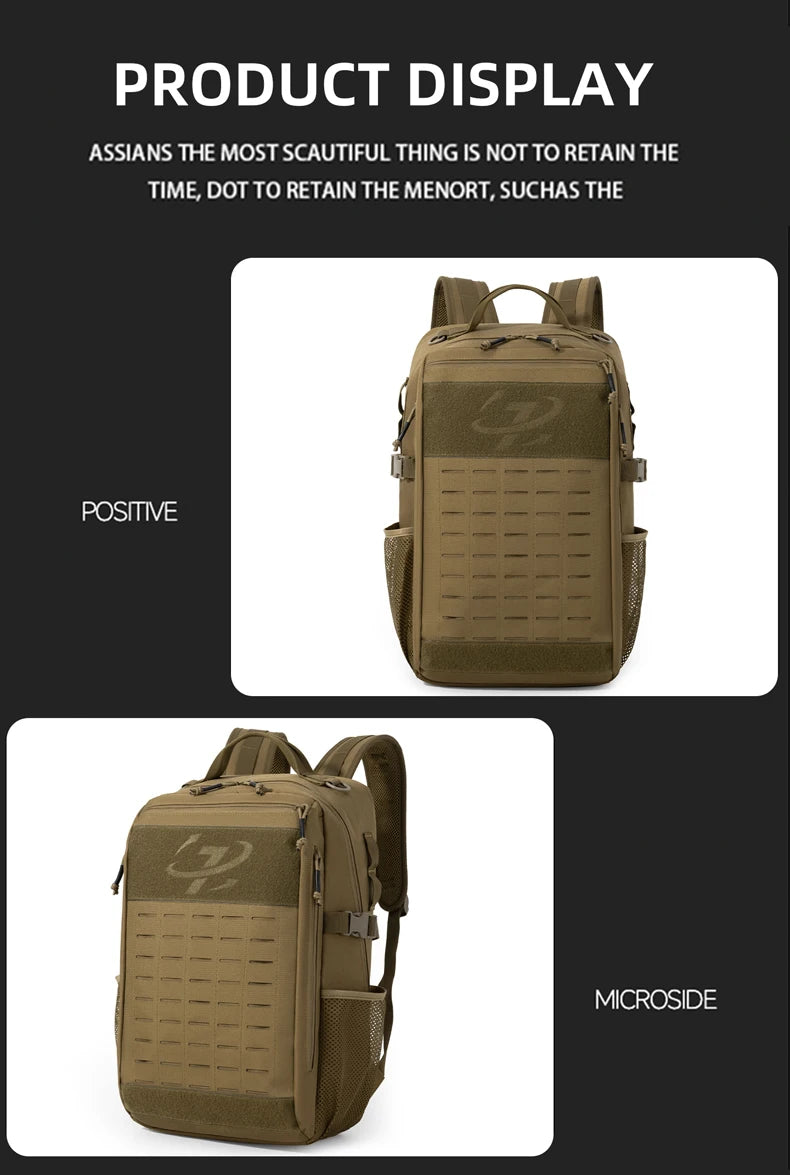 Scione Tactical MOLLE Backpack | Climbing, Hiking, Hunting, All-Season