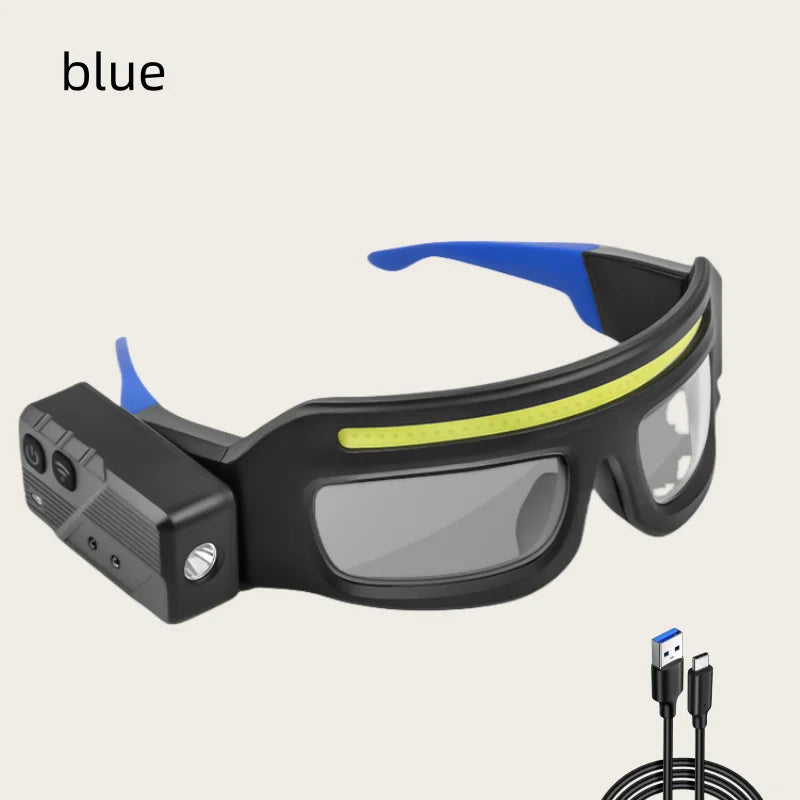 XTE COB Glasses Headlamp | 500LM, Touch Sensor, Dual Beam, USB-C