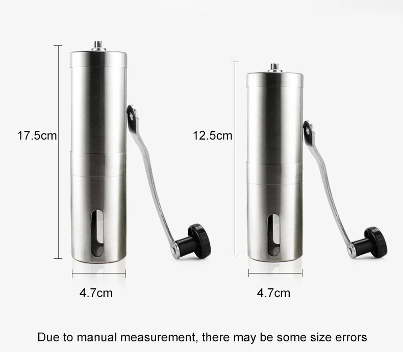 Portable Manual Coffee Grinder with Ceramic Burr