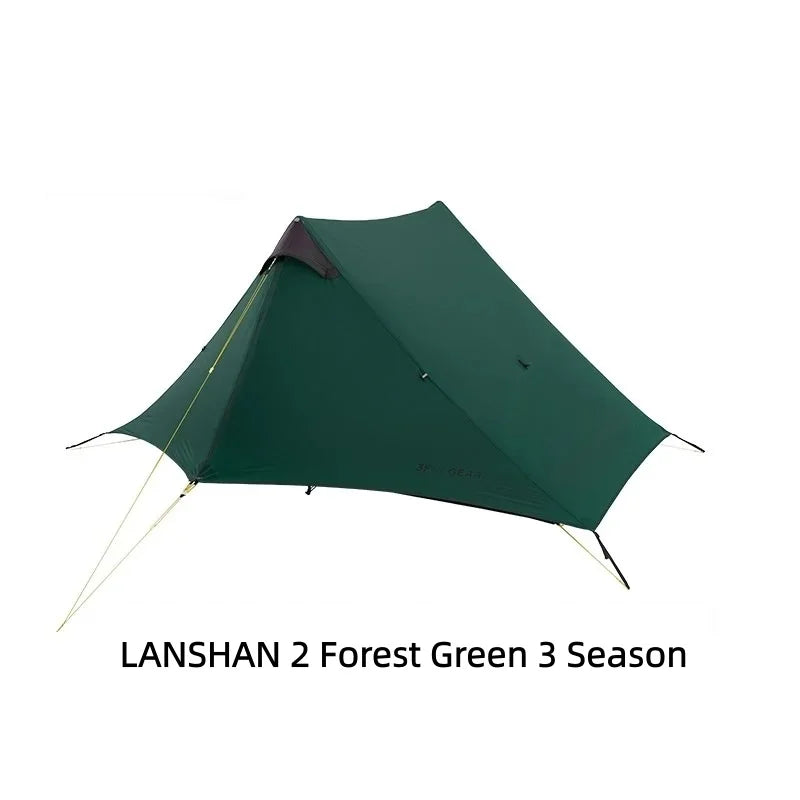 FLAME'S CREED LanShan 2 Person Tent | Ultralight 15D Silnylon Camping