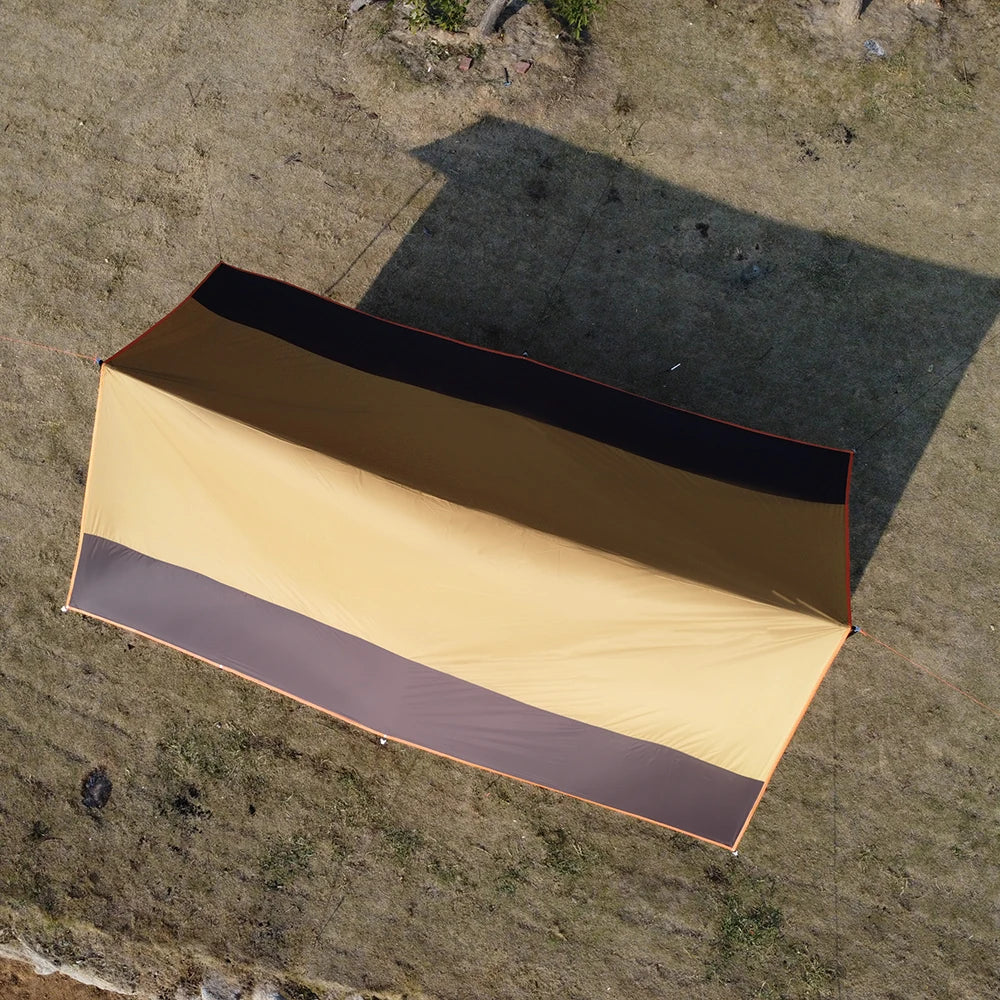 4.4x6m Oxford Camping Tarp | 3000mm Waterproof, UV Shield, 12 Anchor Points