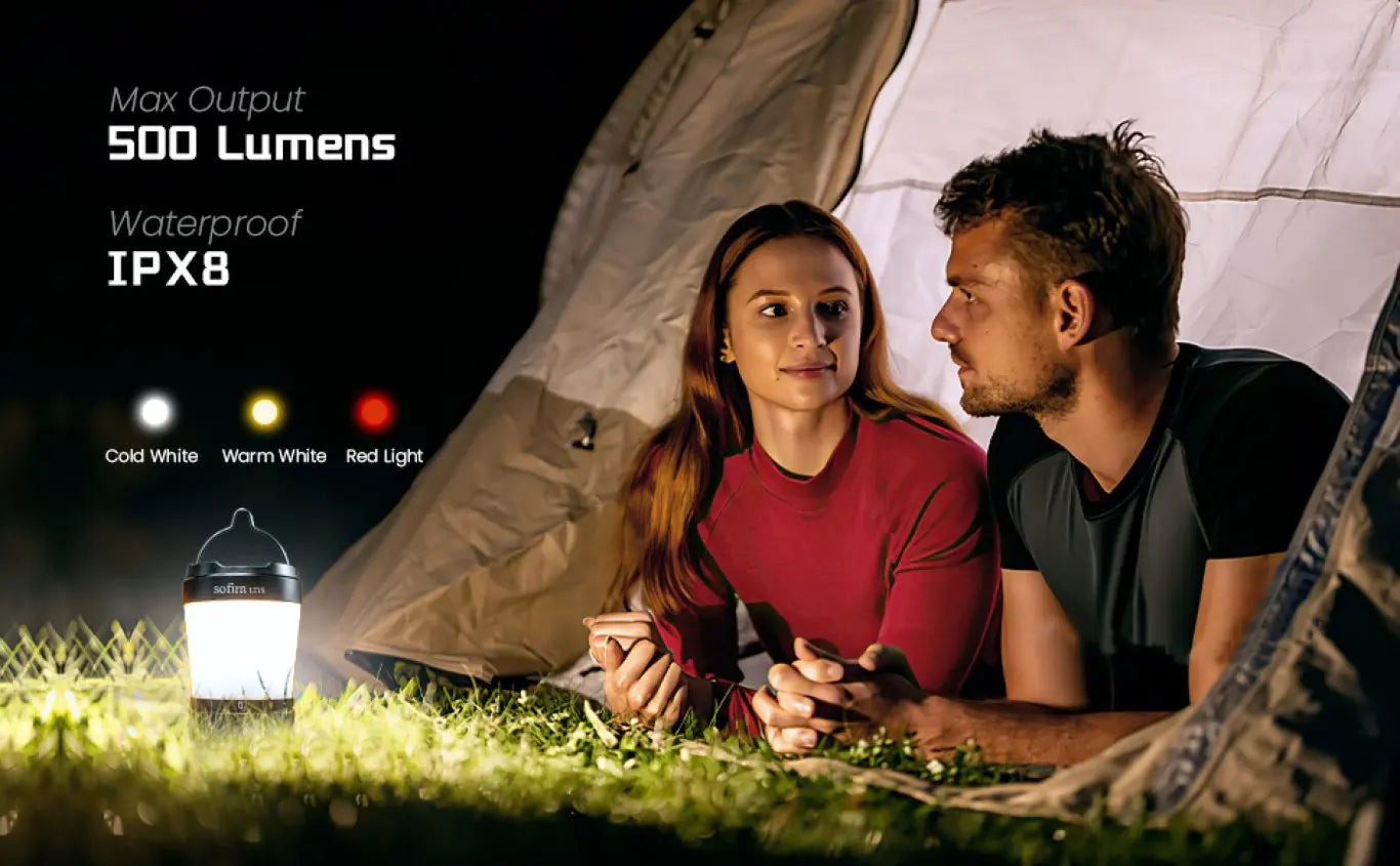 Sofirn LT1S LED Camping Lantern | 2700K-6500K Tunable, USB-C, Military-Grade