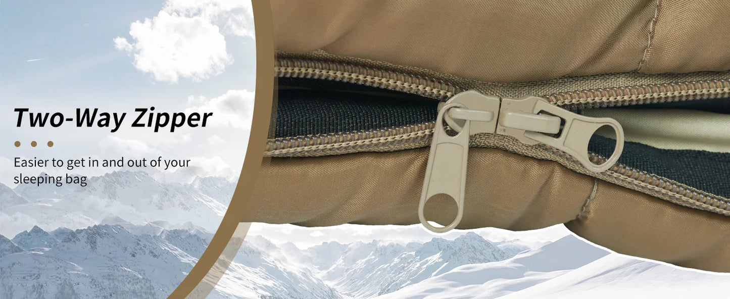 Naturehike Mummy Sleeping Bag | Winter Rated -12°C Lightweight MJ300/MJ600