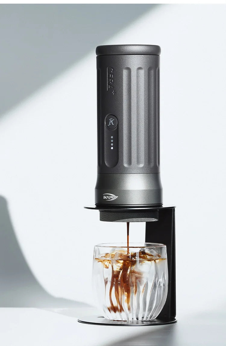 IKAPE Kapo K2 Portable Espresso Machine — Bluetooth, Timer, 51/58mm Bottomless Portafilter