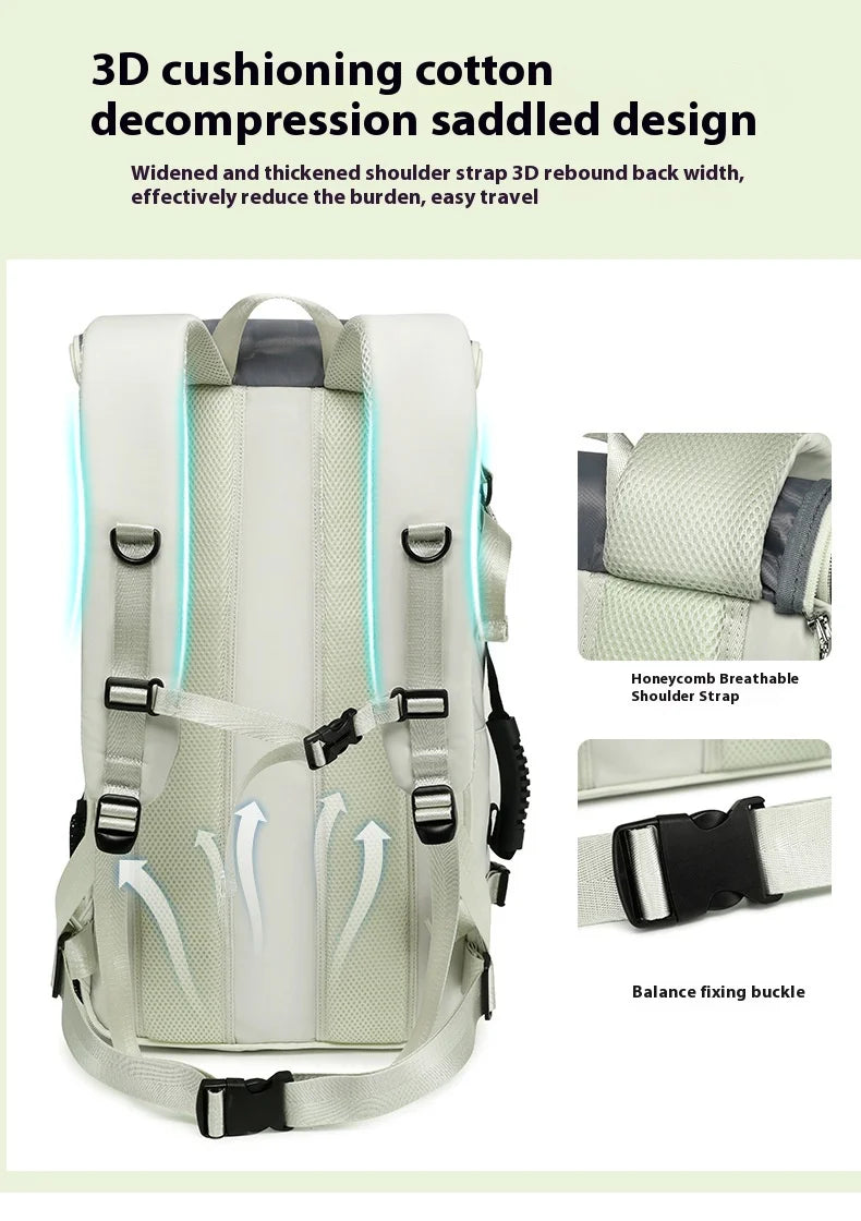 OZUKO 55L Backpack | Laptop 15.6", Waterproof, Travel & Camping
