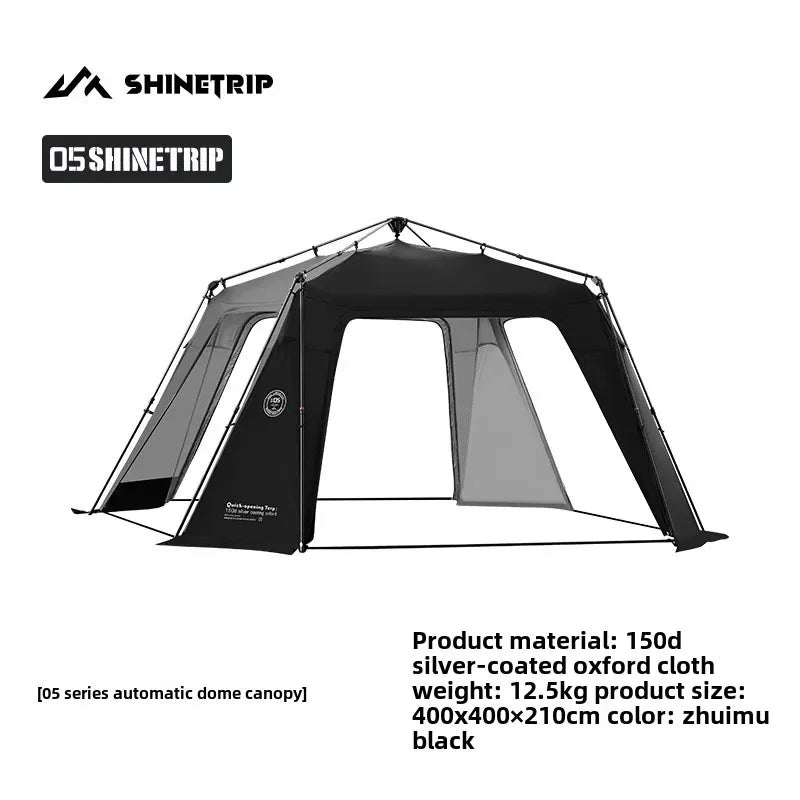 ShineTrip Oversized Dome Tent | Quick Setup 3-4 Person Waterproof Camping