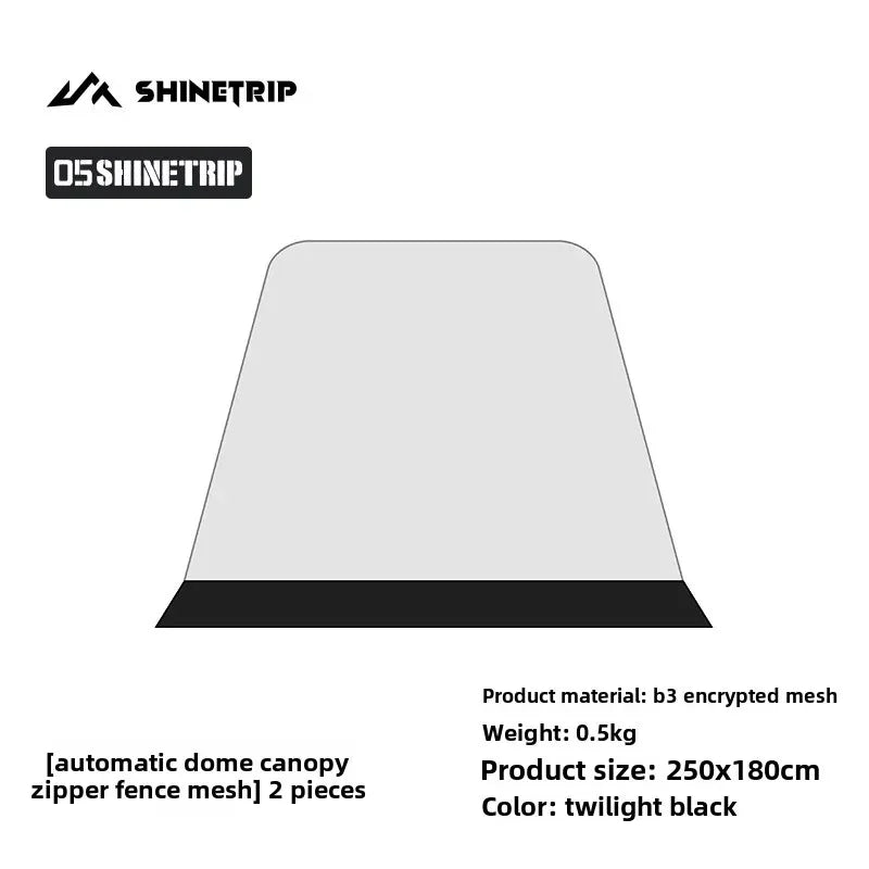 ShineTrip Oversized Dome Tent | Quick Setup 3-4 Person Waterproof Camping