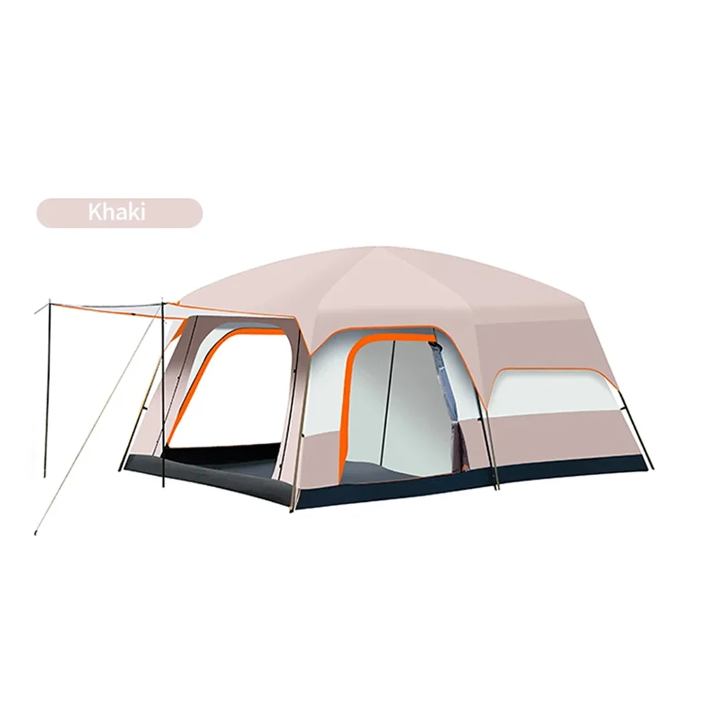 8-12 Person Family Tent | 2 Bedrooms + Living Room, 4-Season