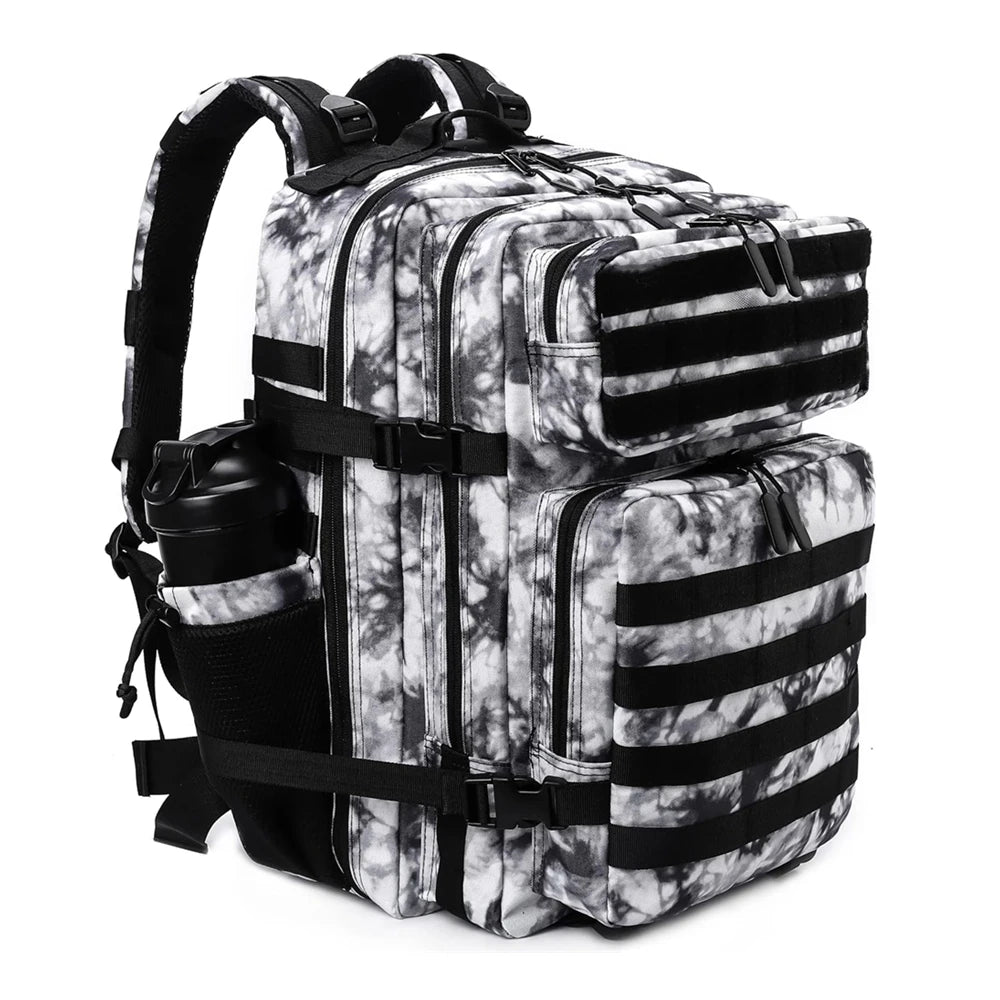 45L Tactical MOLLE Backpack | Waterproof Nylon, Softback