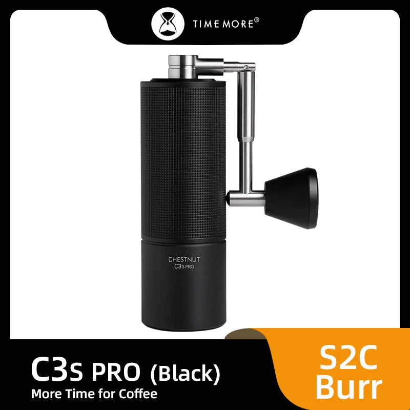 TIMEMORE Chestnut C3S PRO manual coffee grinder with steel burr