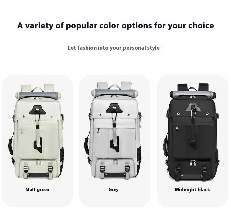 OZUKO 55L Backpack | Laptop 15.6", Waterproof, Travel & Camping