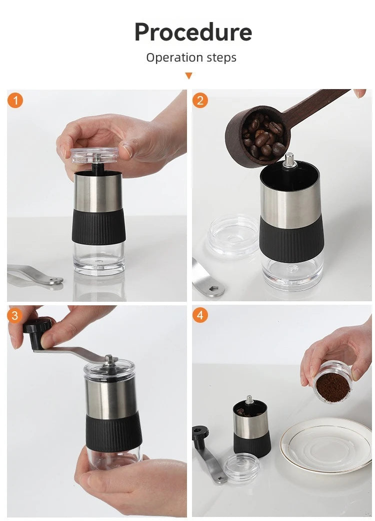 Mini Hand Shake Coffee Grinder with Ceramic Core