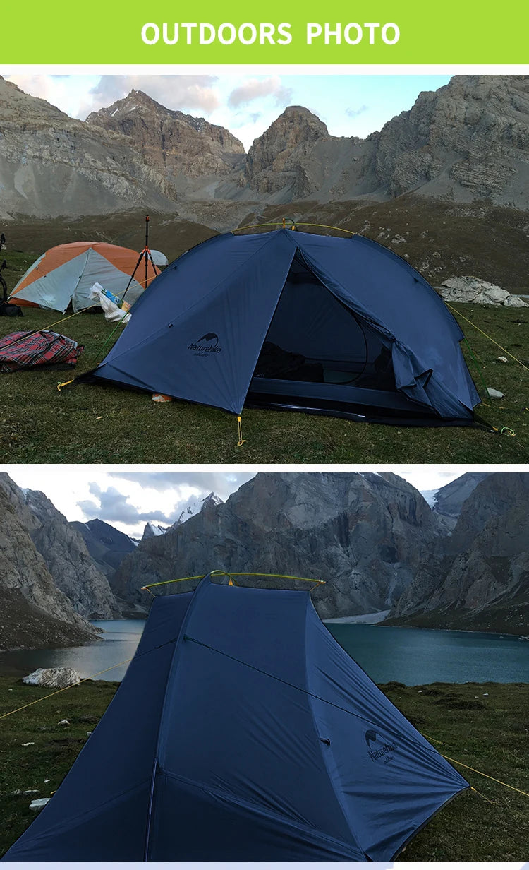 Naturehike Tagar Ultralight Hiking Tent Outdoor Summer Lightweight Camping Rainproof 1-2 Person Tent