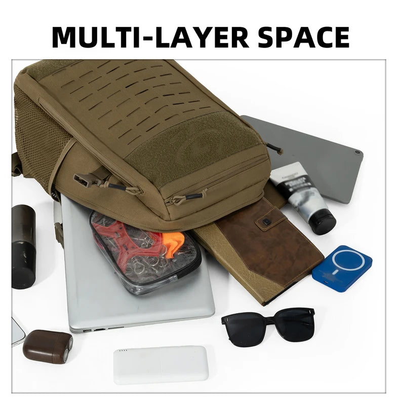 Scione Tactical MOLLE Backpack | Climbing, Hiking, Hunting, All-Season