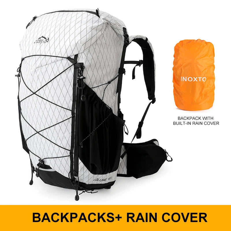 45L Hiking Internal Frame Backpack | Rain Cover, Lightweight