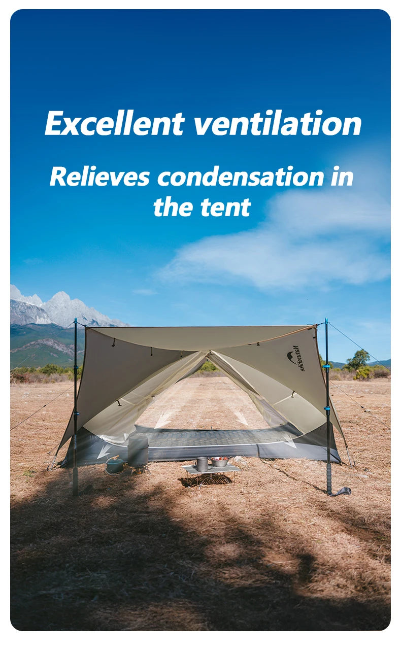 Naturehike Mongar 2 UL/PRO Tent | Ultralight 15D Backpacking 1-2 Person