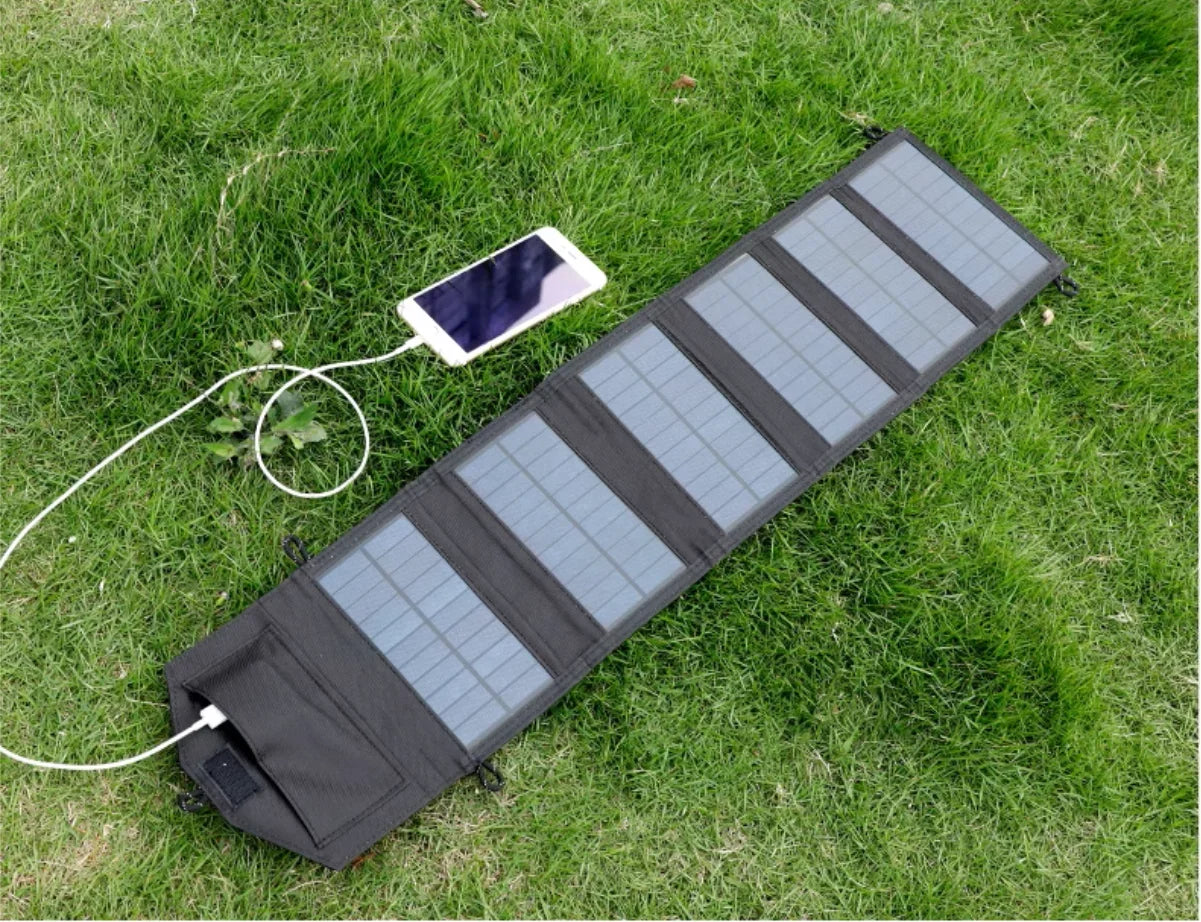 6 fold 800W Foldable solar panel 20w/h portable solar panels Fast charger USB 5V DC Full time solar panel mobile power supply