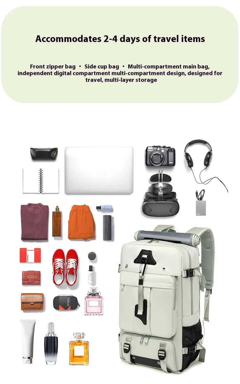 OZUKO 55L Backpack | Laptop 15.6", Waterproof, Travel & Camping