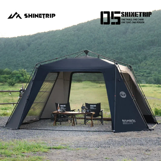 ShineTrip Auto Dome 05 Tent | Quick Setup, 4-Season, Silver UV