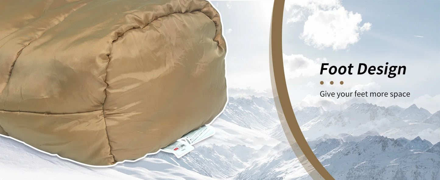Naturehike Mummy Sleeping Bag | Winter Rated -12°C Lightweight MJ300/MJ600