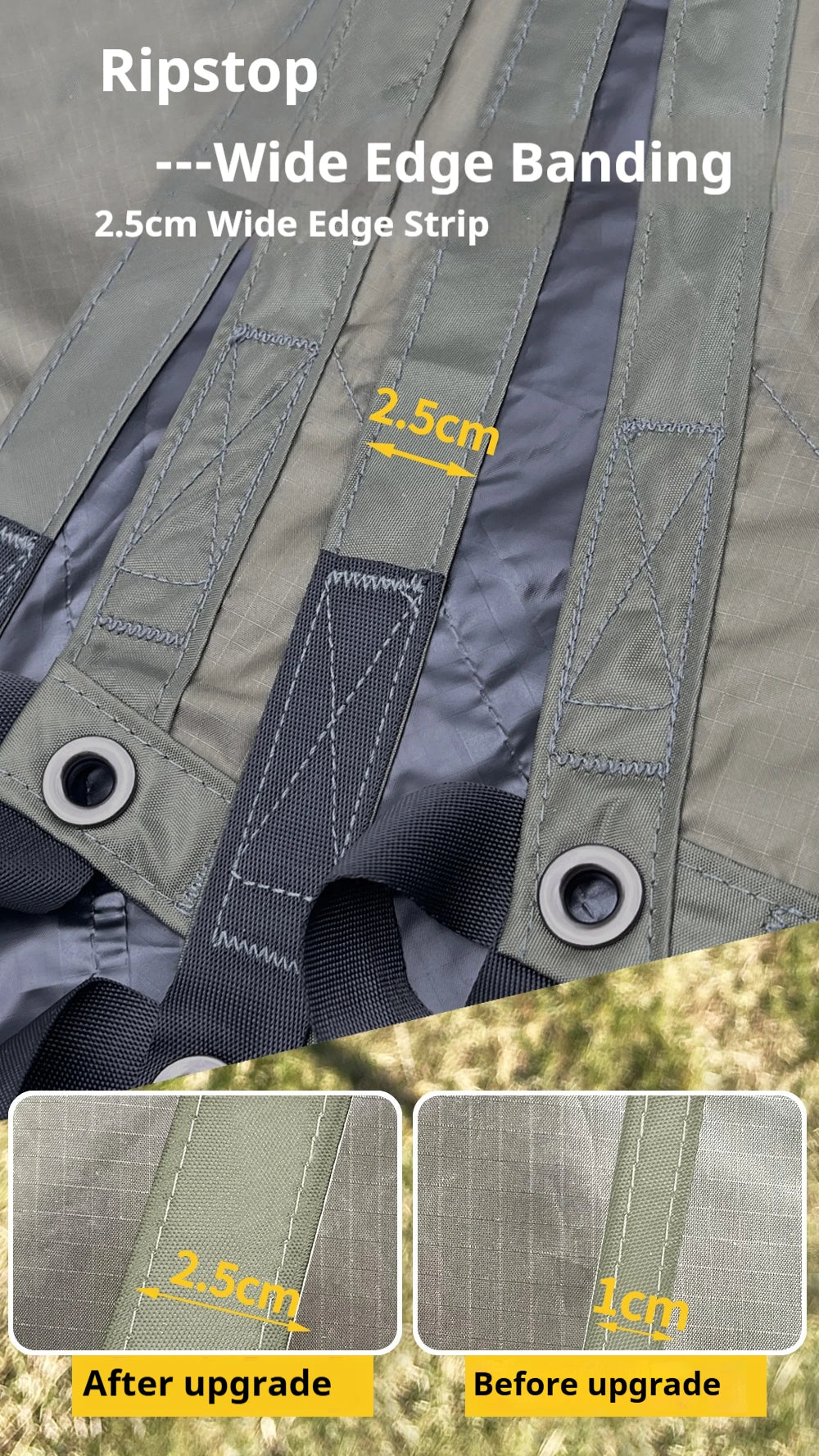 5.1x5.1m Octagon Black Coating Tarp | 8000mm Waterproof, UV Block