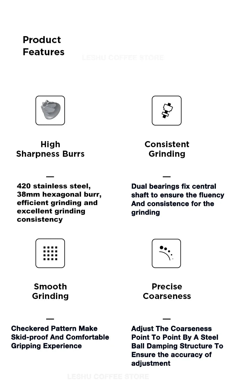 TIMEMORE Chestnut C3S / C3ESP Manual Coffee Grinder — All-Metal Body, S2C Burr, Portable