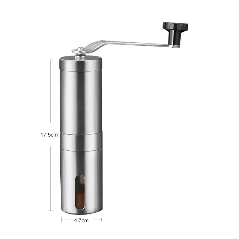 Portable Manual Coffee Grinder with Ceramic Burr