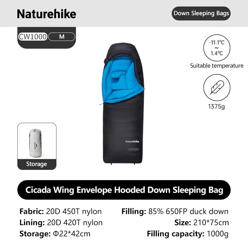 Naturehike Duck Down Winter Sleeping Bag