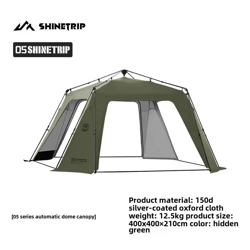 ShineTrip Oversized Dome Tent | Quick Setup 3-4 Person Waterproof Camping