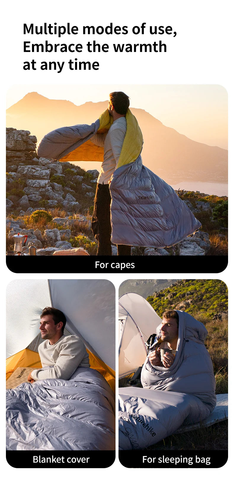 Naturehike Duck Down Winter Sleeping Bag