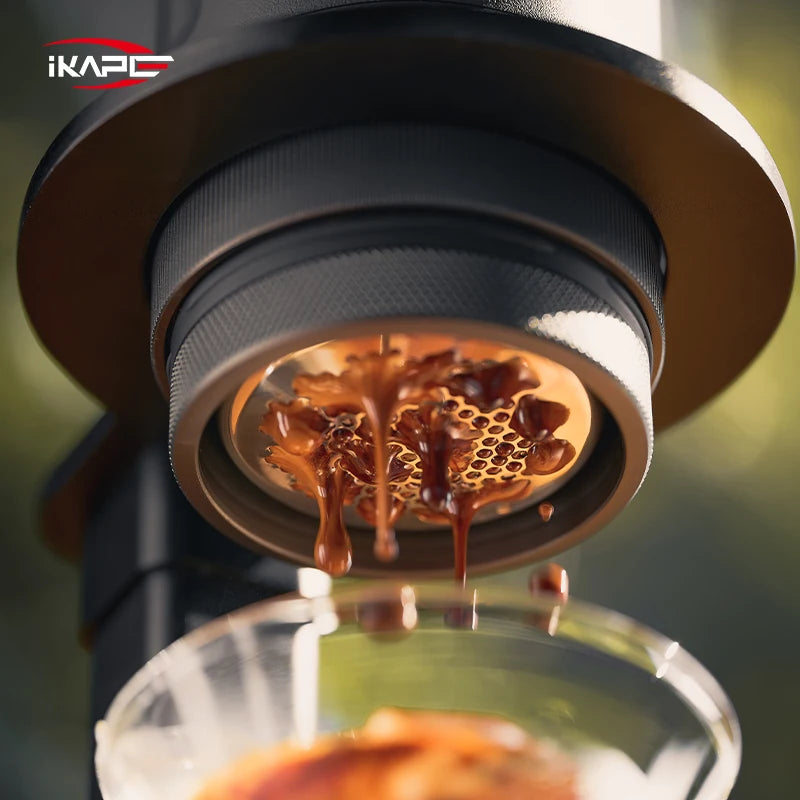 IKAPE Kapo K2 Portable Espresso Machine — Bluetooth, Timer, 51/58mm Bottomless Portafilter