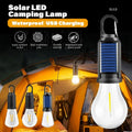 Solar LED Camping Bulb — USB Rechargeable Waterproof Portable Light for Tents & Fishing